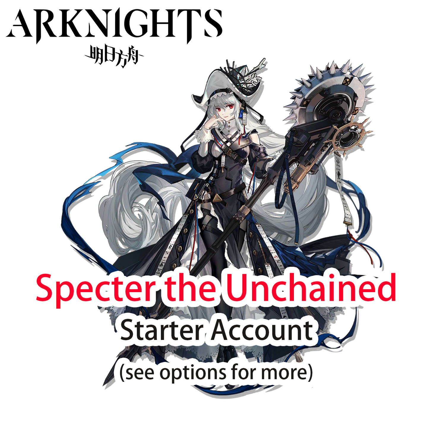 [GLOBAL/EN] Specter the Unchained Arknights LV1 Limited Starter Account (see options)-Mobile Games Starter