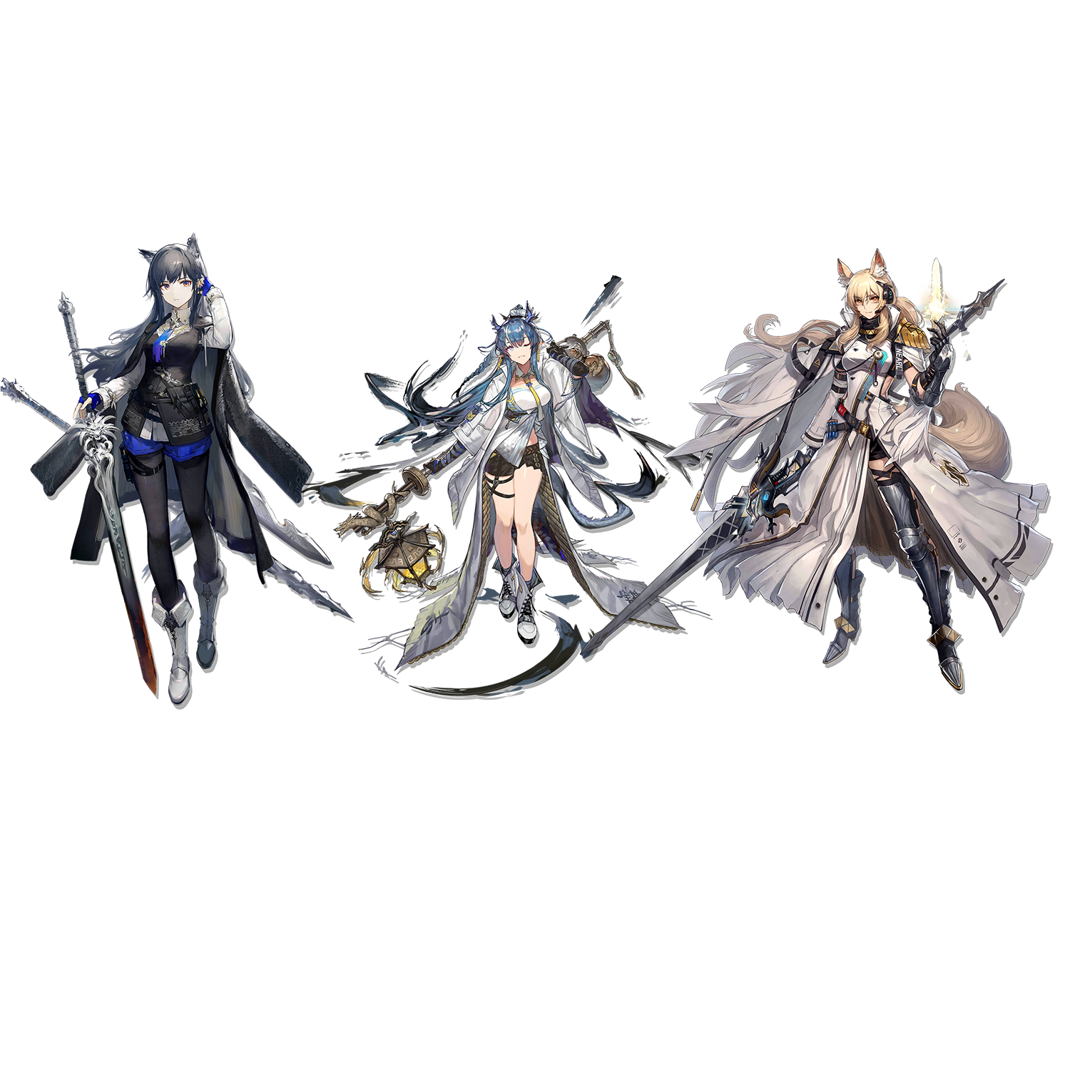 [GLOBAL/EN] Texas the Omertosa + Nearl the Radiant Knight + Ling + 2~3 6★ Arknights LV1 Starter account-Mobile Games Starter