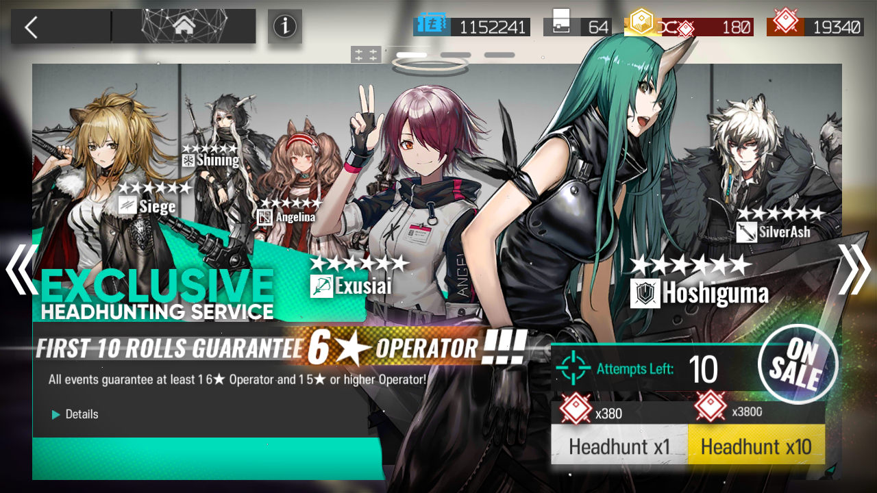 [GLOBAL/EN][INSTANT] 1limited 3x6★ Chen Surtr ++ Arknights Account-Mobile Games Starter