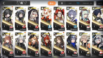 [GLOBAL/EN][INSTANT] 1limited 3x6★ Ling Surtr ++ Arknights Account-Mobile Games Starter