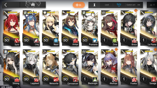 [GLOBAL/EN][INSTANT] 1limited 3x6★ Ling Surtr ++ Arknights Account-Mobile Games Starter