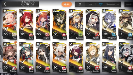 [GLOBAL/EN][INSTANT] 2limited 10x6★ Nian Dusk Surtr ++ Arknights Account-Mobile Games Starter