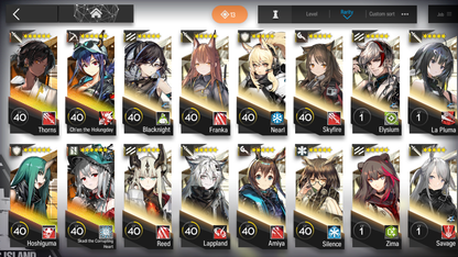 [GLOBAL/EN][INSTANT] 2limited 4x6★ Chen the Holungday Skadi the Corrupting Heart Arknights Account-Mobile Games Starter