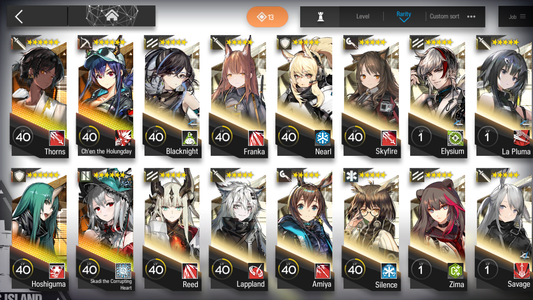[GLOBAL/EN][INSTANT] 2limited 4x6★ Chen the Holungday Skadi the Corrupting Heart Arknights Account-Mobile Games Starter