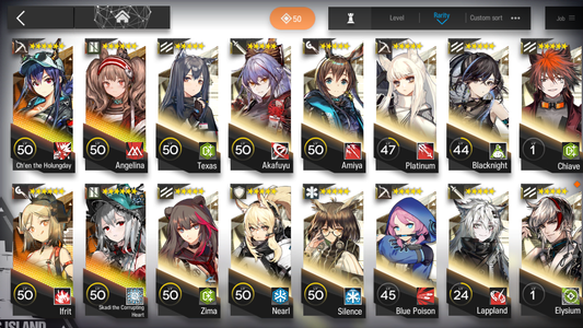 [GLOBAL/EN][INSTANT] 2limited 4x6★ Chen the Holungday Skadi the Corrupting Heart Arknights TR-11 account-Mobile Games Starter