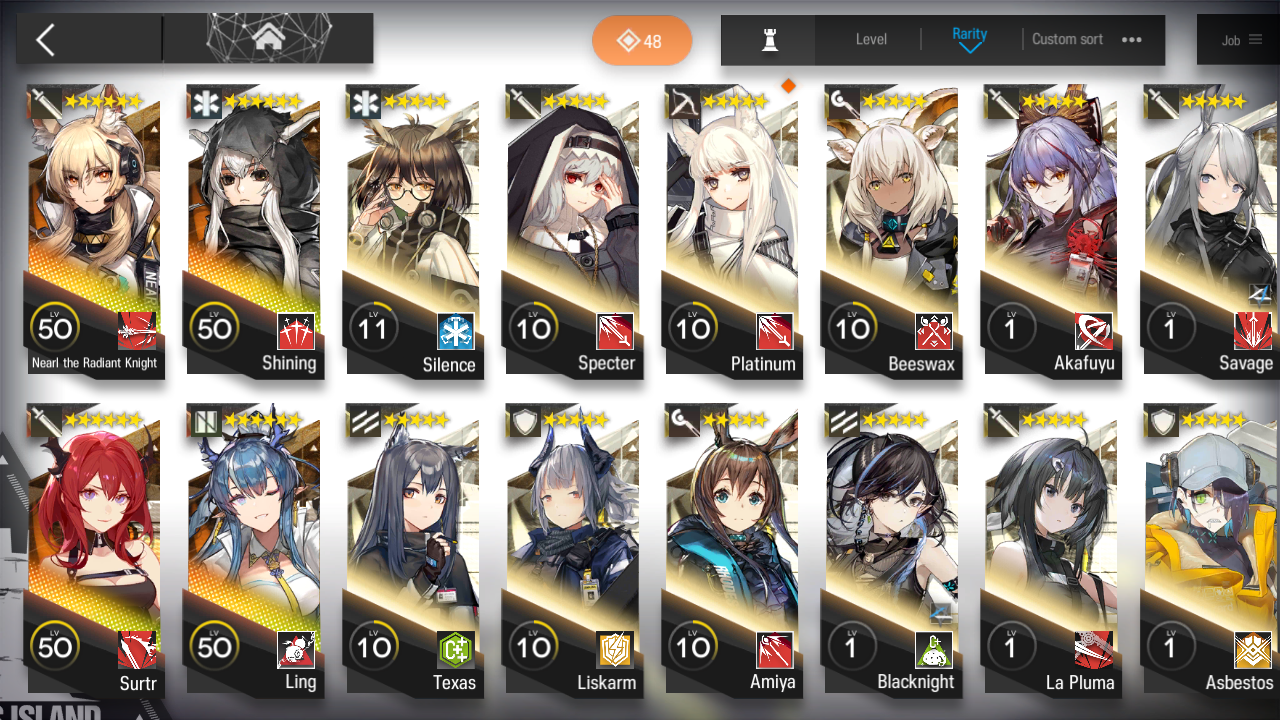 [GLOBAL/EN][INSTANT] 2limited 4x6★ Ling Nearl Surtr ++ Arknights Account-Mobile Games Starter