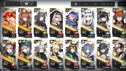 [GLOBAL/EN][INSTANT] 2limited 4x6★ Skadi W Surtr ++ Arknights Account-Mobile Games Starter