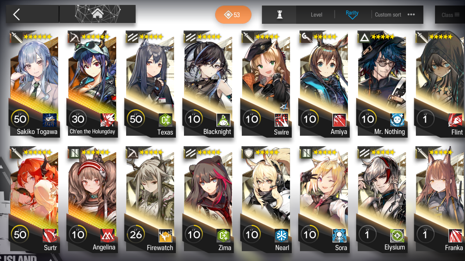 [GLOBAL/EN][INSTANT] 2limited 4x6★ Togawa Sakiko Chen Surtr ++ two 6★ Selector Arknights Account-Mobile Games Starter