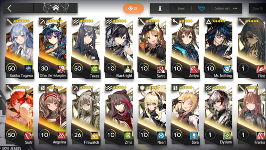 [GLOBAL/EN][INSTANT] 2limited 4x6★ Togawa Sakiko Chen Surtr ++ two 6★ Selector Arknights Account-Mobile Games Starter