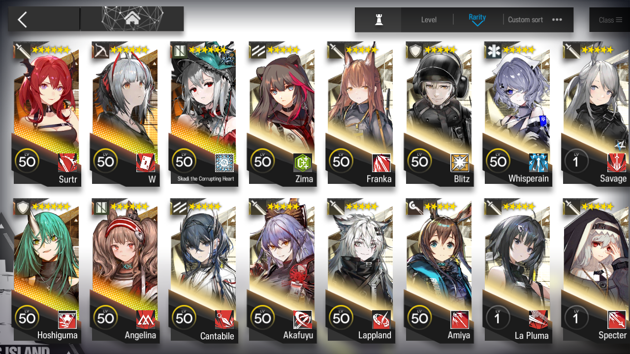 [GLOBAL/EN][INSTANT] 2limited 5x6★ Skadi W Surtr ++ Arknights Account-Mobile Games Starter