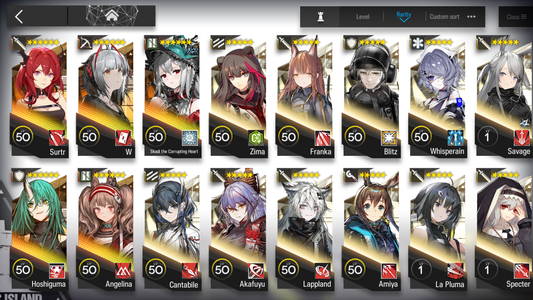 [GLOBAL/EN][INSTANT] 2limited 5x6★ Skadi W Surtr ++ Arknights Account-Mobile Games Starter