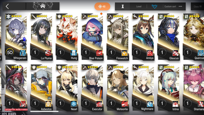[GLOBAL/EN][INSTANT] 2limited 6x6★ Nearl the Radiant Knight Chen the Holungday ++ Arknights Account-Mobile Games Starter