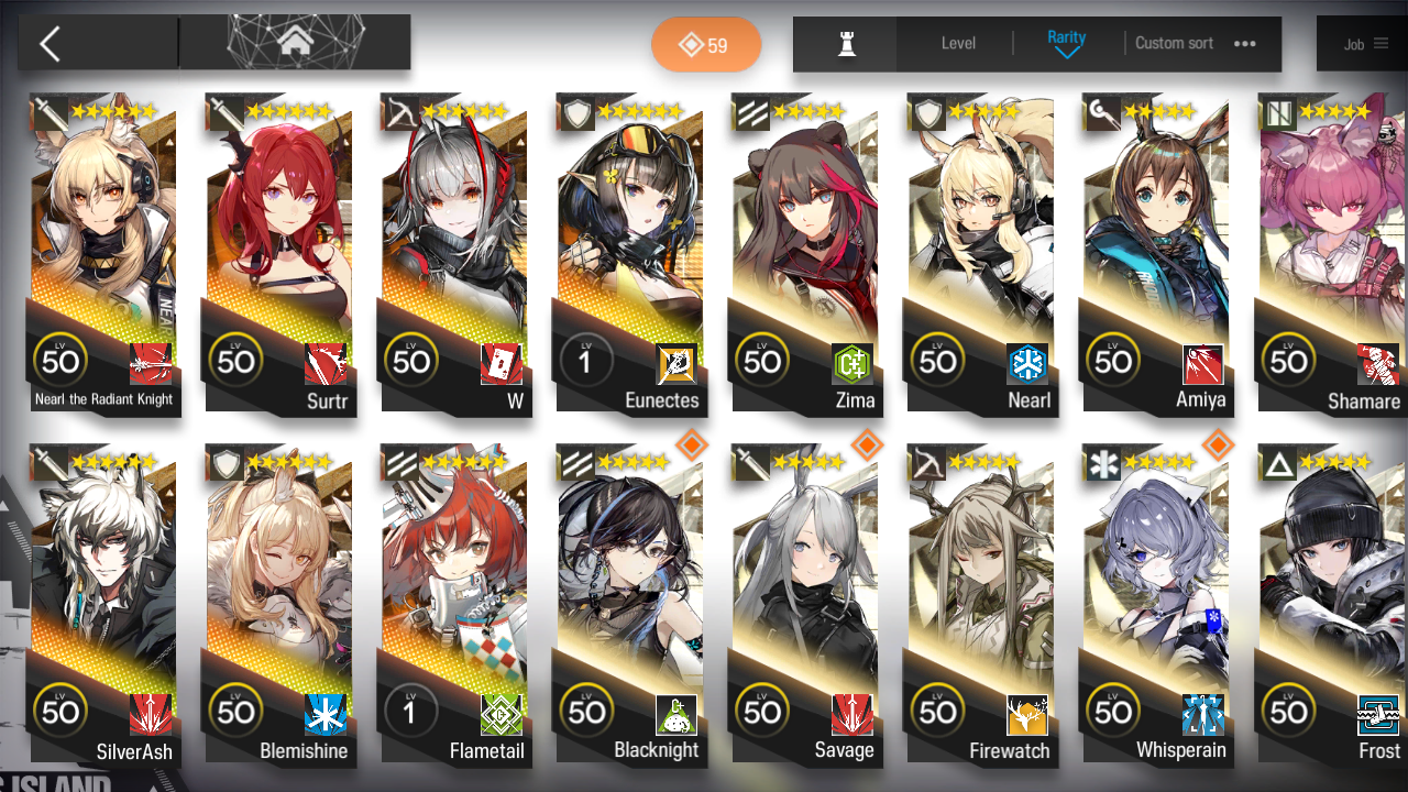 [GLOBAL/EN][INSTANT] 2limited 7x6★ Nearl the Radiant Knight W Surtr++ Arknights Account-Mobile Games Starter