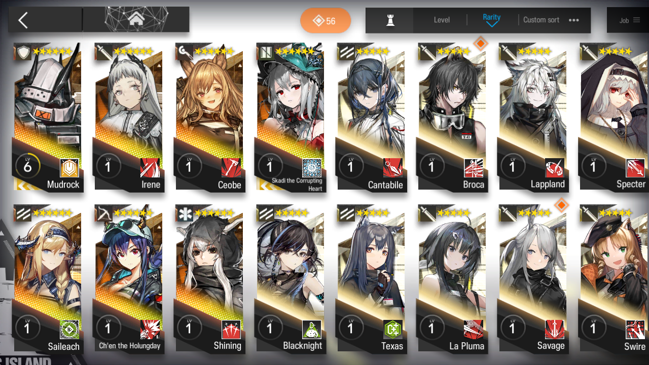 [GLOBAL/EN][INSTANT] 2limited 7x6★ Skadi Chen ++ Arknights Account-Mobile Games Starter