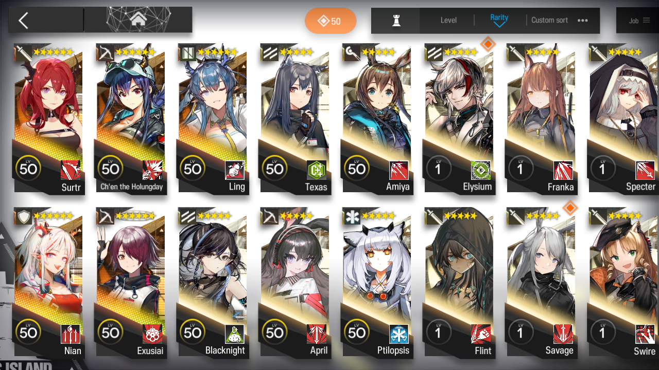 [GLOBAL/EN][INSTANT] 3limited 5x6★ Chen Ling Nian Surtr ++ Arknights Account-Mobile Games Starter