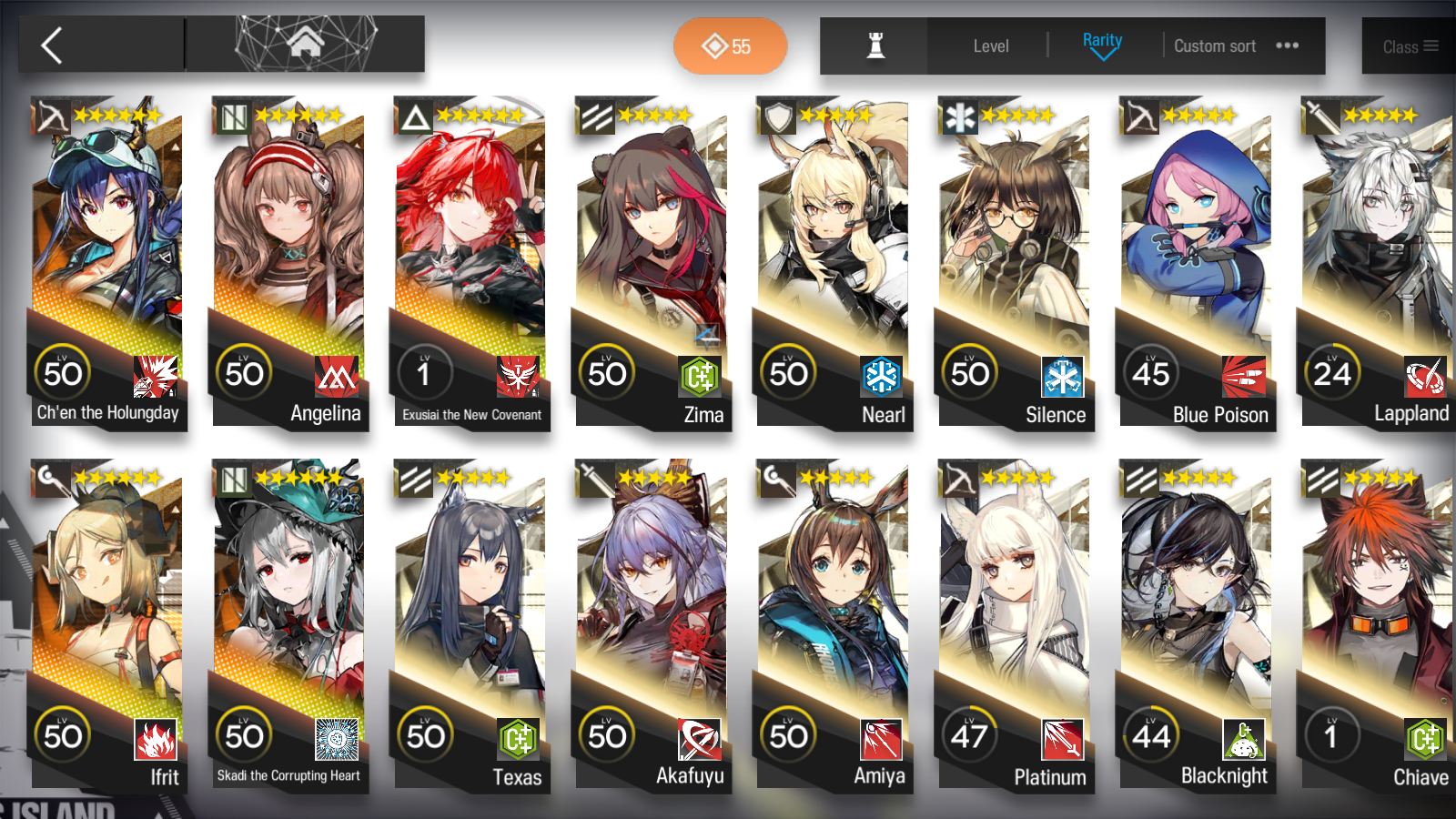[GLOBAL/EN][INSTANT] 3limited 5x6★ Exusiai the New Covenant Chen the Holungday Skadi the Corrupting Heart Arknights Account-Mobile Games Starter