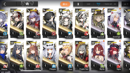 [GLOBAL/EN][INSTANT] 3limited 5x6★ Ling Nian Dusk ++ Arknights Account-Mobile Games Starter