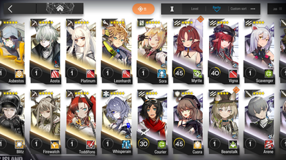 [GLOBAL/EN][INSTANT] 3limited 6x6★ Skadi Chen Ash ++ Arknights Account-Mobile Games Starter