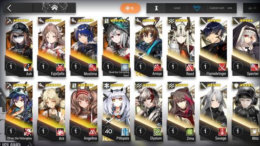 [GLOBAL/EN][INSTANT] 3limited 7x6★ Skadi the Corrupting Heart Chen the Holungday Ash Arknights 2-5 Starter account-Mobile Games Starter