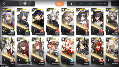 [GLOBAL/EN][INSTANT] 3limited 8x6★ Chen Ling Chongyue ++ Arknights Account-Mobile Games Starter