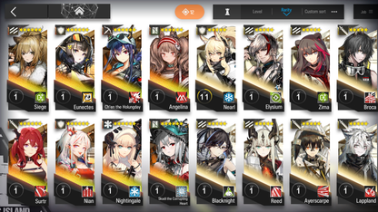 [GLOBAL/EN][INSTANT] 3limited 8x6★ Chen Skadi Nian Surtr ++ Arknights Account-Mobile Games Starter