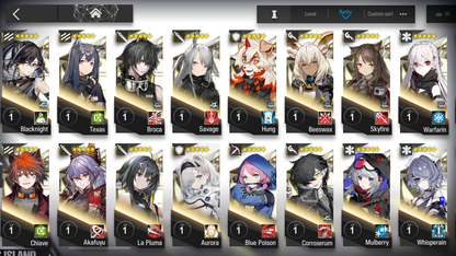 [GLOBAL/EN][INSTANT] 3limited 9x6★ Skadi Nian Ling Surtr ++ Arknights Account-Mobile Games Starter