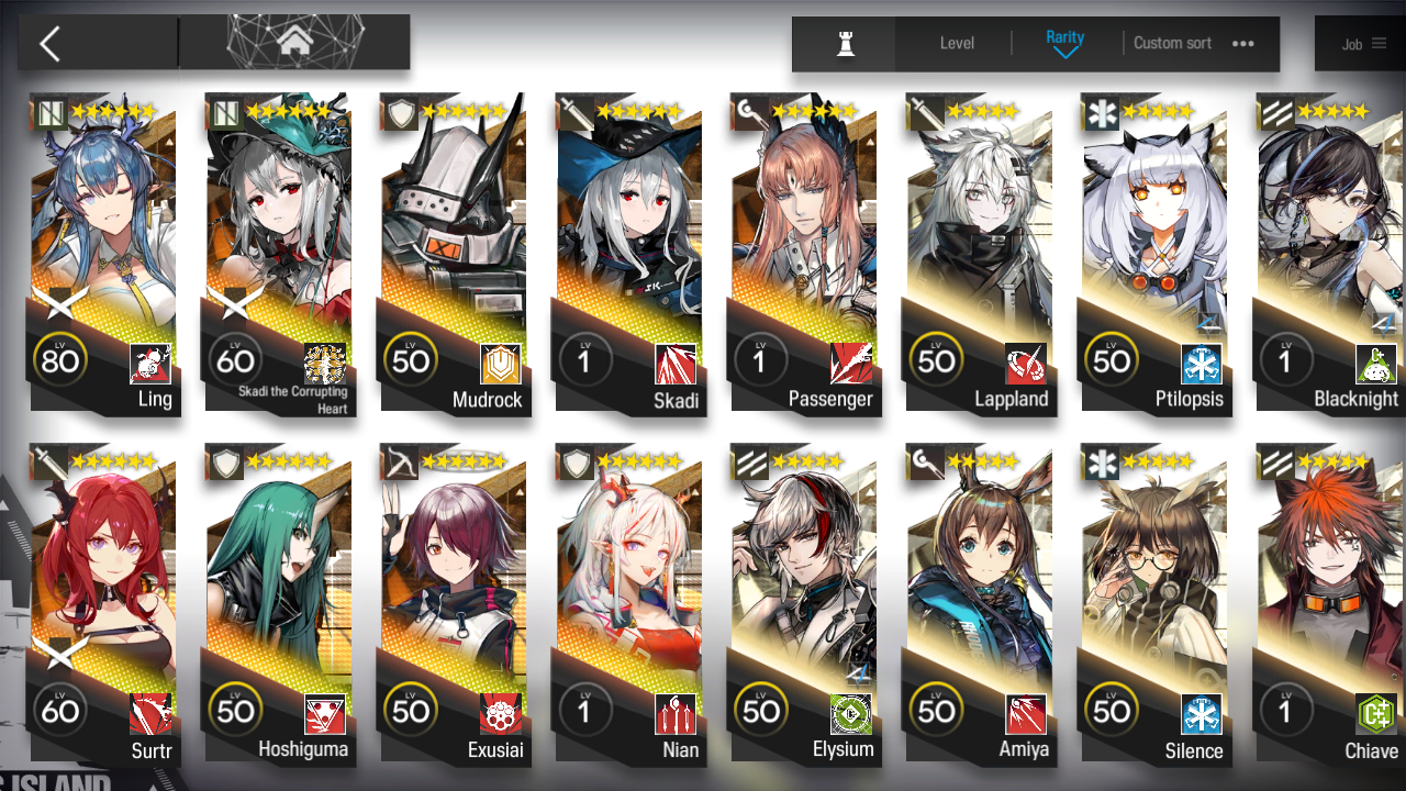 [GLOBAL/EN][INSTANT] 3limited 9x6★ Skadi Nian Ling Surtr ++ Arknights Account-Mobile Games Starter