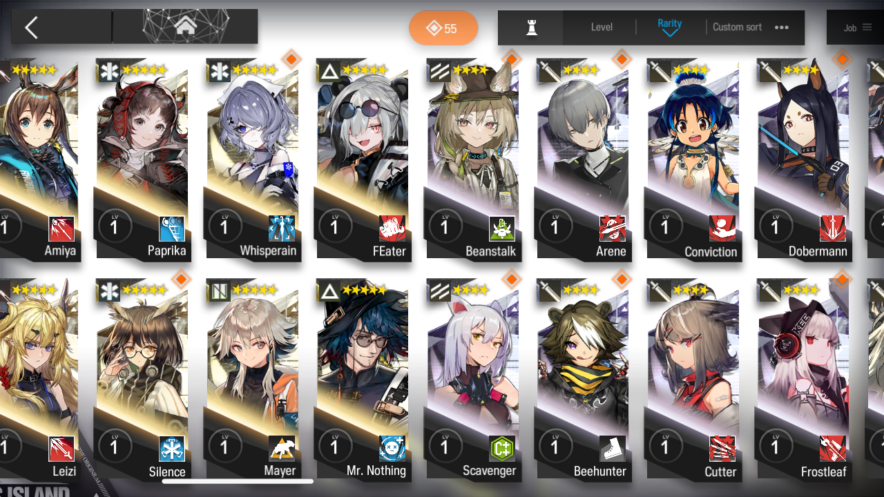 [GLOBAL/EN][INSTANT] 4limited 6x6★ Chen Texas Ling W Surtr ++ Arknights Account-Mobile Games Starter