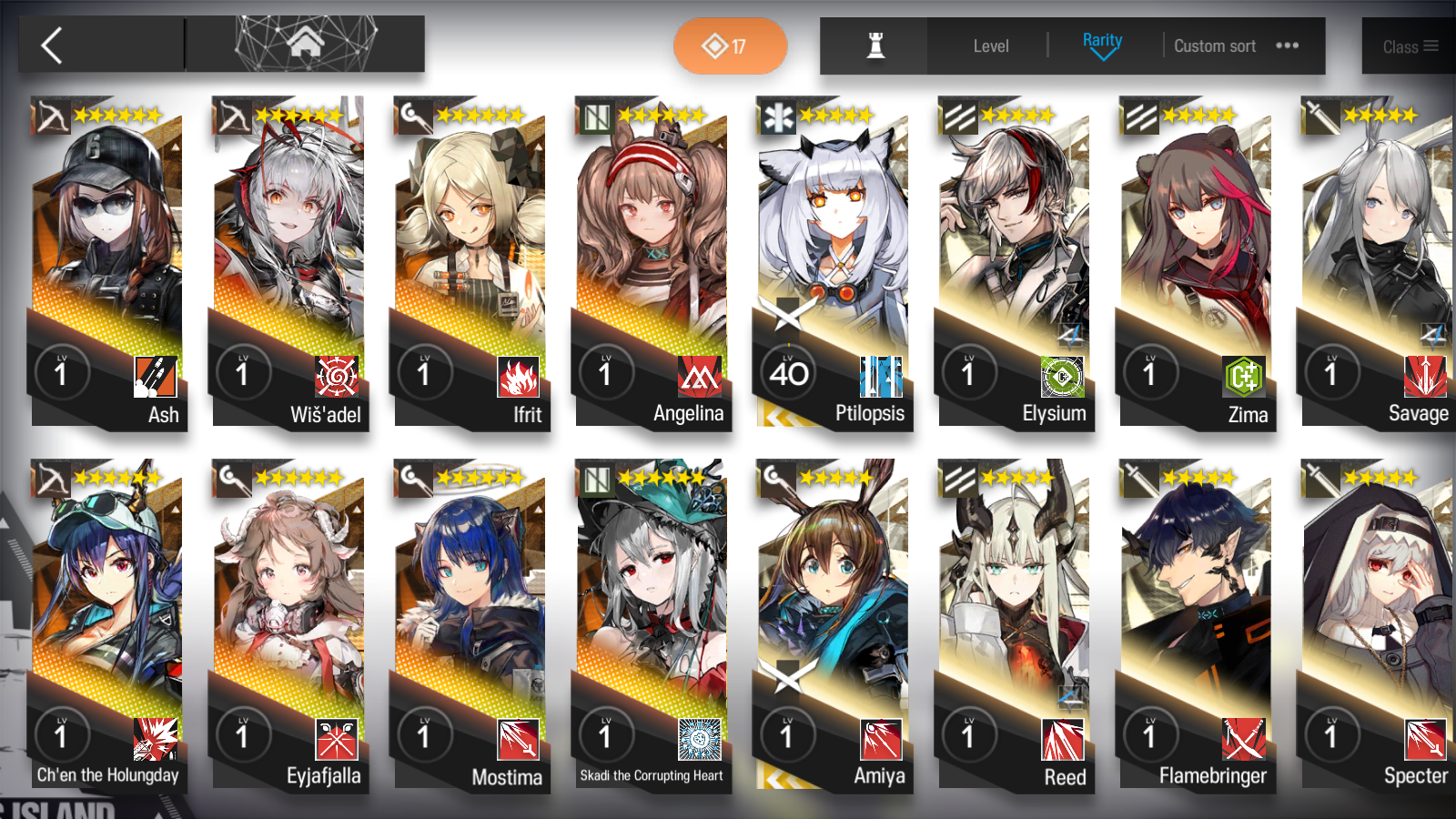 [GLOBAL/EN][INSTANT] 4limited 8x6★ Wisadel Skadi the Corrupting Heart Chen the Holungday Ash Arknights Account-Mobile Games Starter