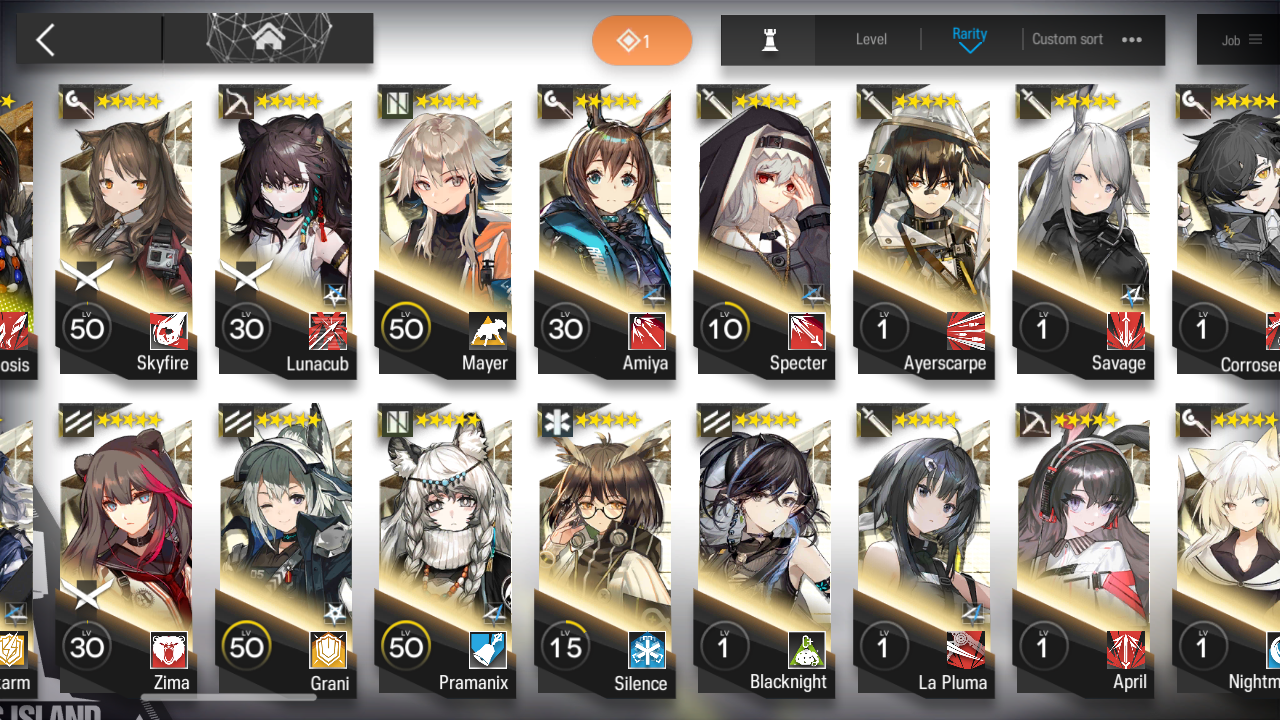 [GLOBAL/EN][INSTANT] 4limited 9x6★ Chen Skadi Texas W Surtr ++ Arknights Account-Mobile Games Starter