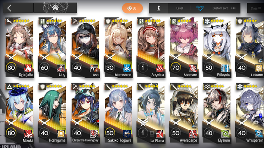 [GLOBAL/EN][INSTANT] 4limited 9x6★ Togawa Sakiko Chen Ash Ling ++ two 6★ Selector Arknights Account-Mobile Games Starter