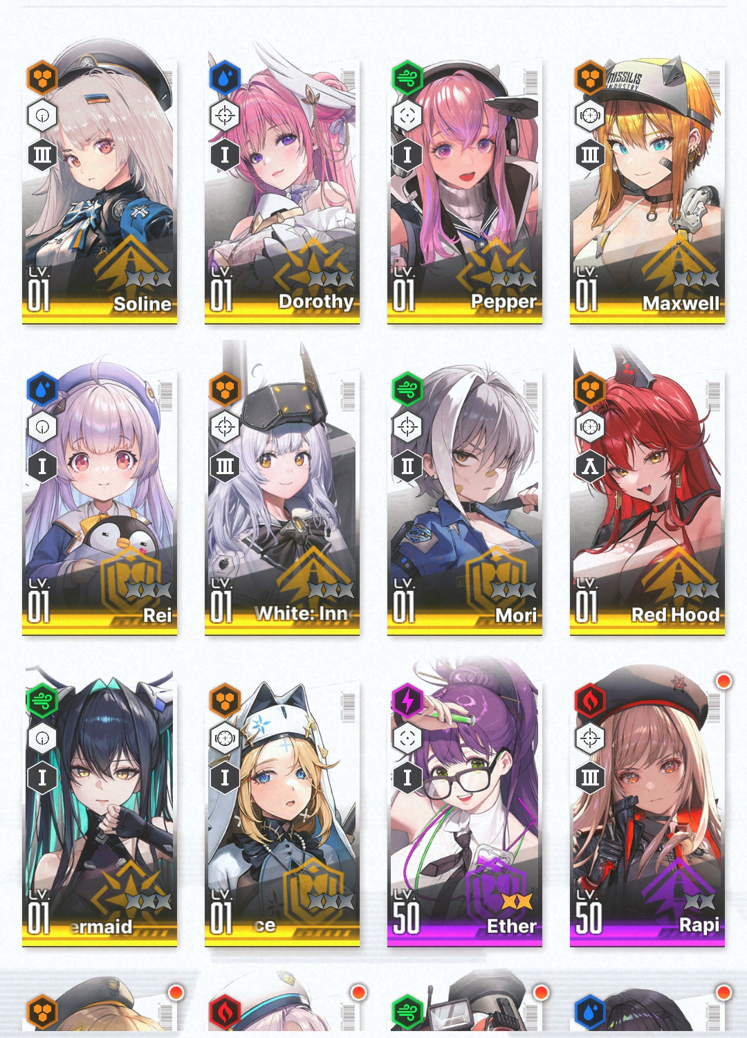 [GLOBAL]GODDESS OF VICTORY NIKKE 10SSR Dorothy+Red Hood+Skin+Little Mermaid+Pepper+Rei++ starter account-Mobile Games Starter