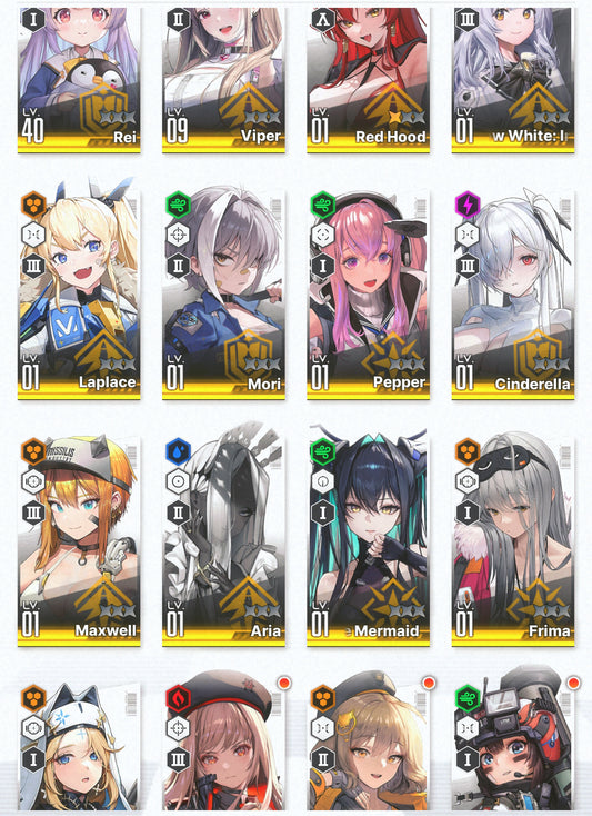 [GLOBAL]GODDESS OF VICTORY NIKKE 13SSR 2 Red Hood+Skin+Cinderella+Little Mermaid+Viper+Rei++ starter account-Mobile Games Starter