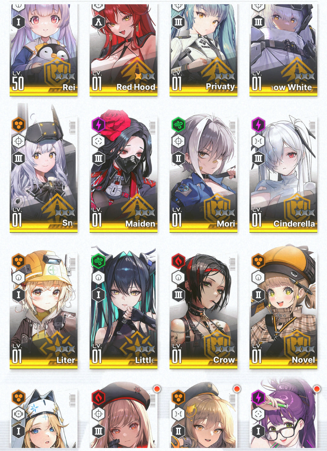 [GLOBAL]GODDESS OF VICTORY NIKKE 13SSR+Pity 2 Red Hood+Skin+Cinderella+Little Mermaid+Liter+Maiden+Novel+Rei++ starter account-Mobile Games Starter