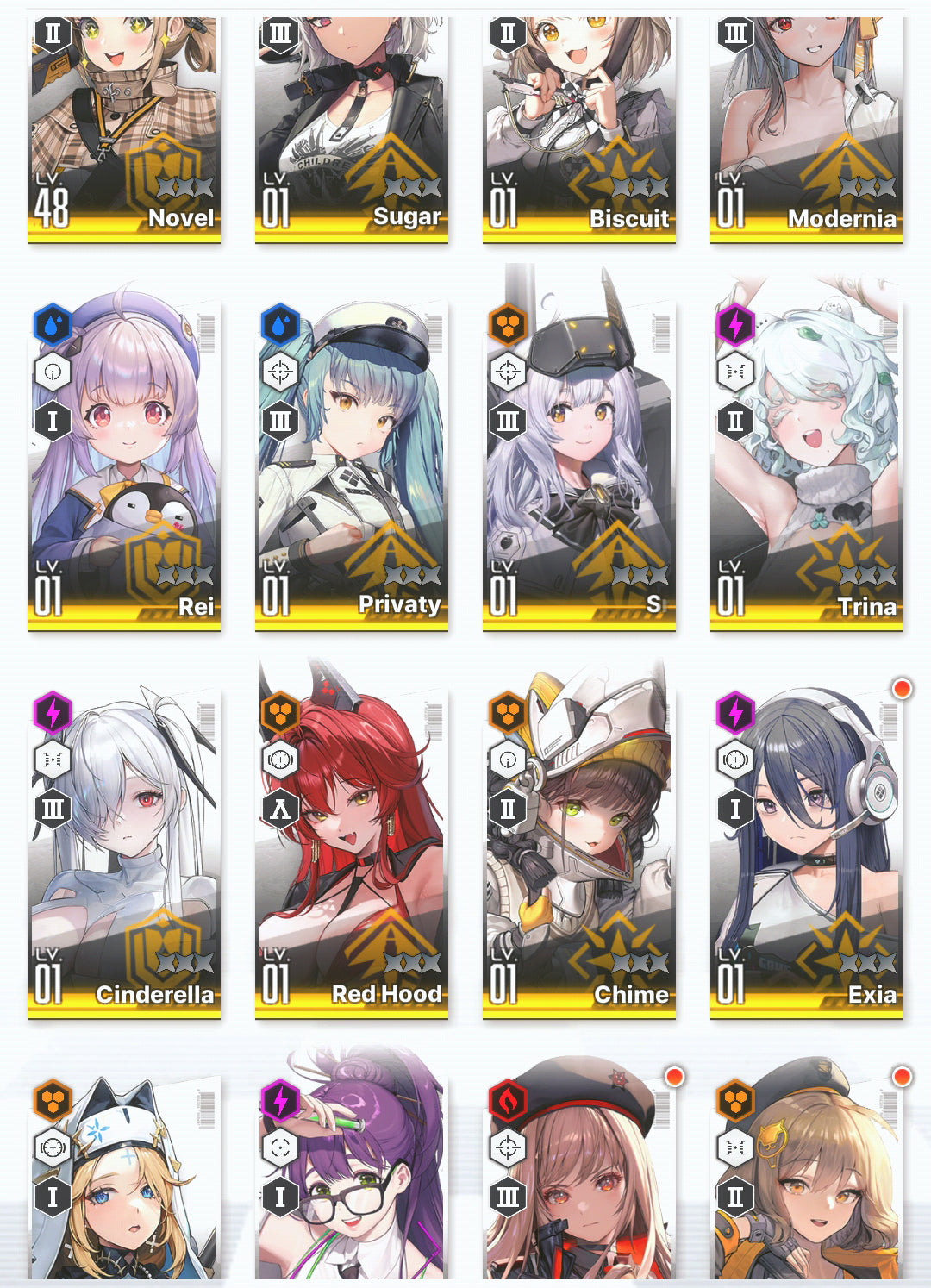 [GLOBAL]GODDESS OF VICTORY NIKKE 13SSR+Pity Modernia+skin+Red Hood+Skin+Cinderella+Rei++ starter account-Mobile Games Starter