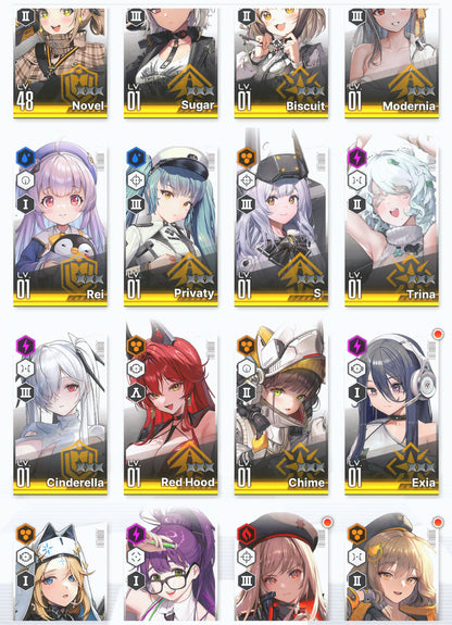 [GLOBAL]GODDESS OF VICTORY NIKKE 13SSR+Pity Modernia+skin+Red Hood+Skin+Cinderella+Rei++ starter account-Mobile Games Starter