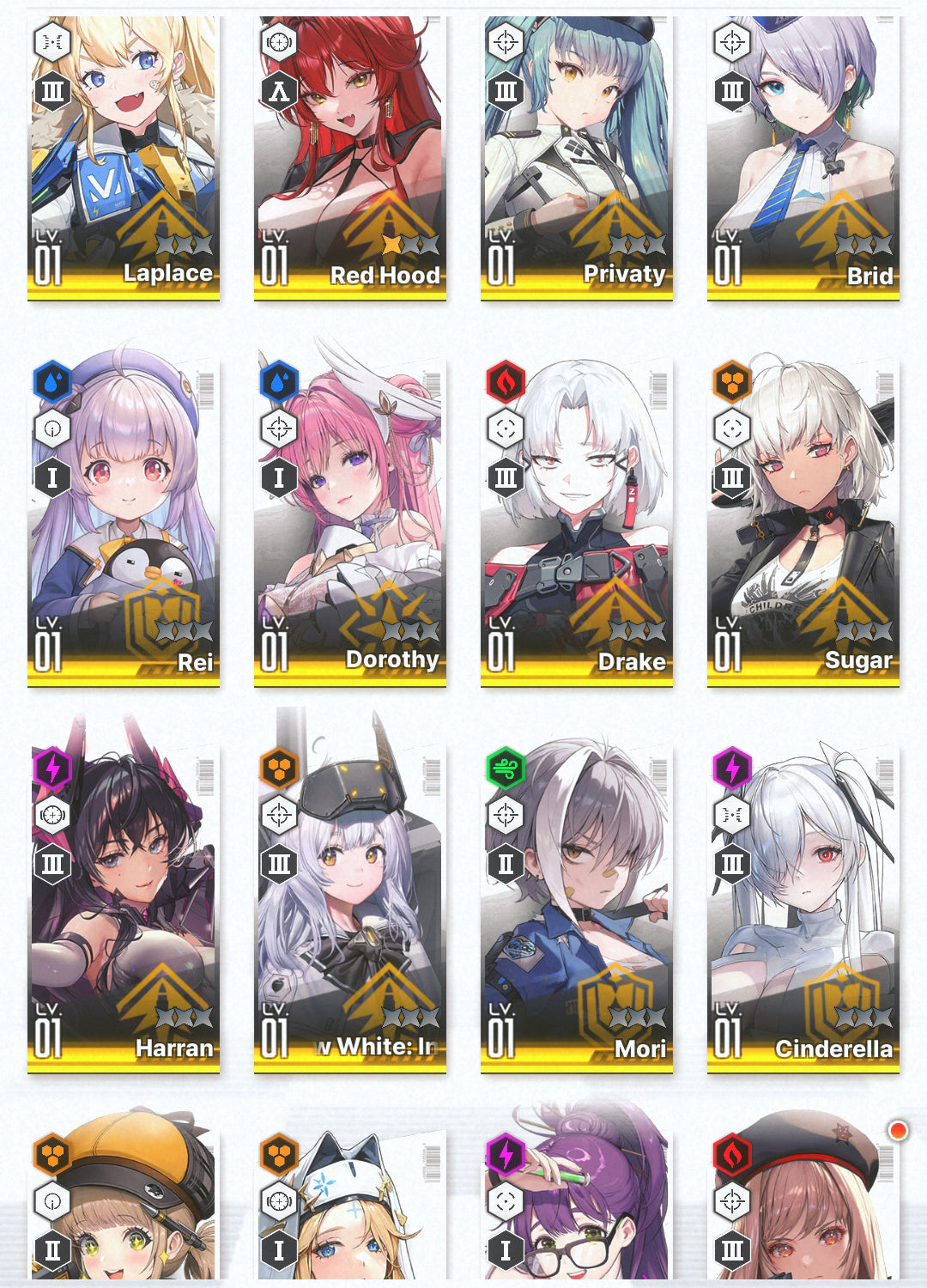 [GLOBAL]GODDESS OF VICTORY NIKKE 14SSR+Pity Dorothy+Red Hood+Skin+Cinderella+Laplace+Drake+Rei++ starter account-Mobile Games Starter