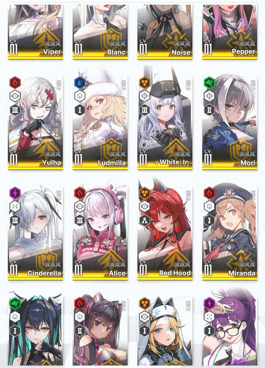 [GLOBAL]GODDESS OF VICTORY NIKKE 15SSR Red Hood+Skin+Cinderella+Little Mermaid+Nero+Blanc+Viper+Noise++ starter account-Mobile Games Starter