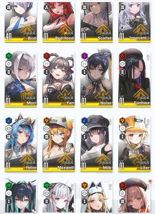 [GLOBAL]GODDESS OF VICTORY NIKKE 15SSR Scarlet+Red Hood+Skin+Little Mermaid+Liter+Helm+Brid+Milk+ starter account-Mobile Games Starter