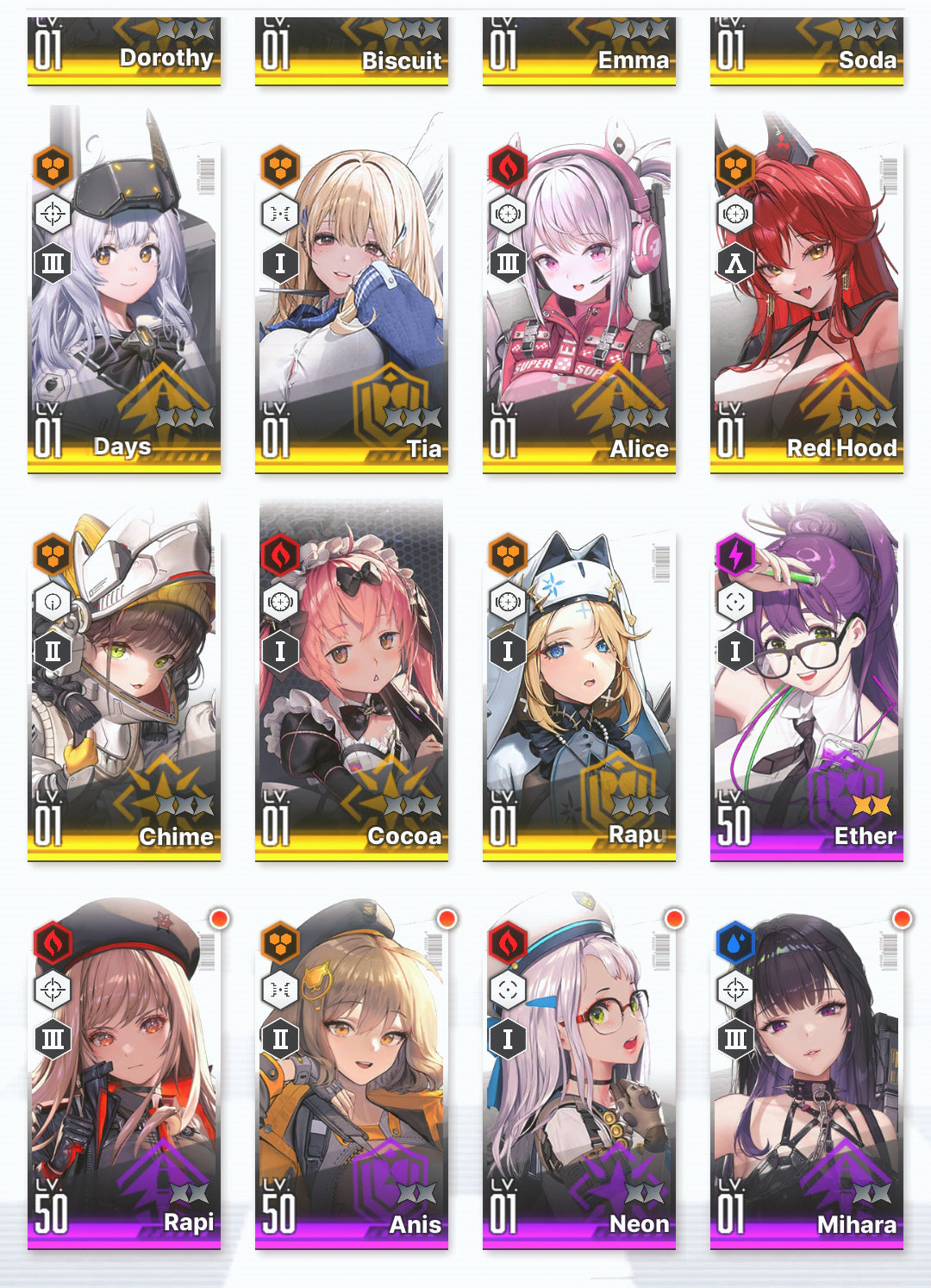 [GLOBAL]GODDESS OF VICTORY NIKKE 15SSR+Pity 2 Modernia+skin+Dorothy+Red Hood+skin++ starter account-Mobile Games Starter