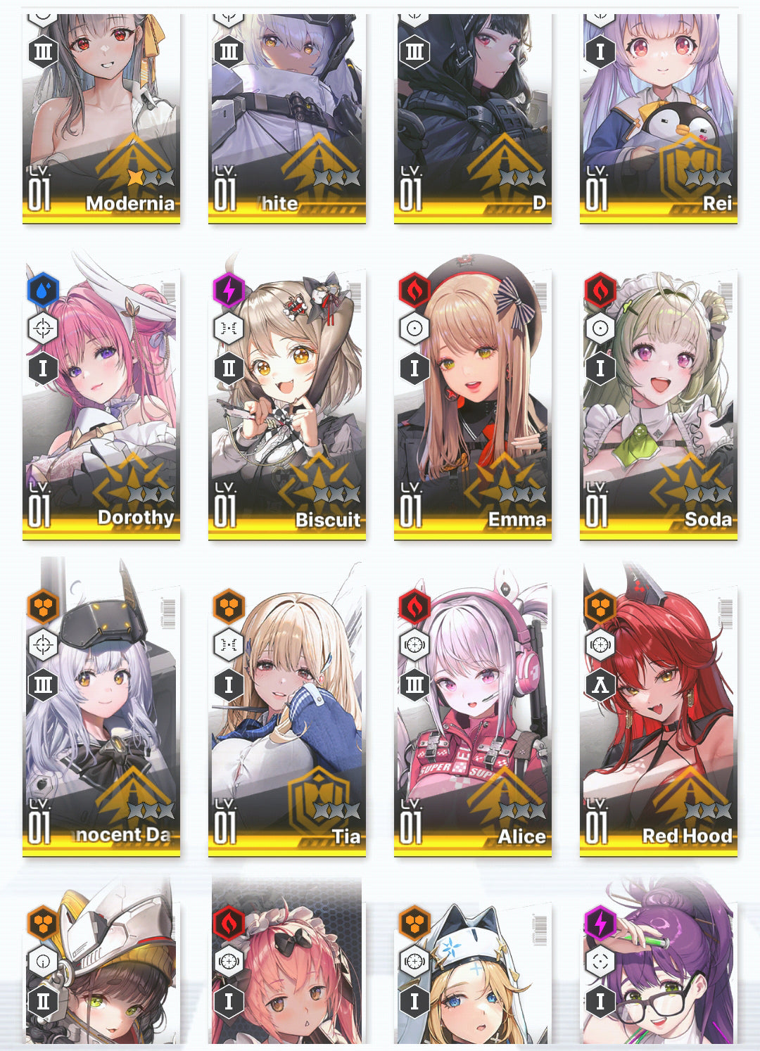 [GLOBAL]GODDESS OF VICTORY NIKKE 15SSR+Pity 2 Modernia+skin+Dorothy+Red Hood+skin++ starter account-Mobile Games Starter