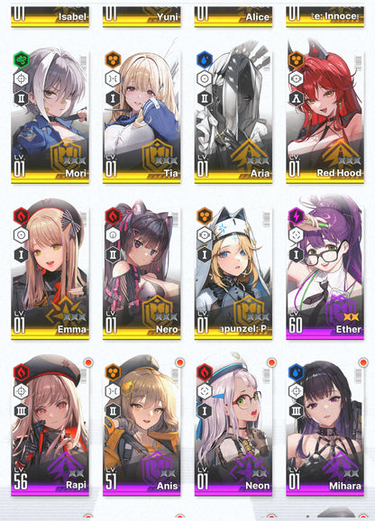 [GLOBAL]GODDESS OF VICTORY NIKKE 15SSR+Pity Dorothy+Red Hood+Skin+Isabel+Snow White++ starter account-Mobile Games Starter