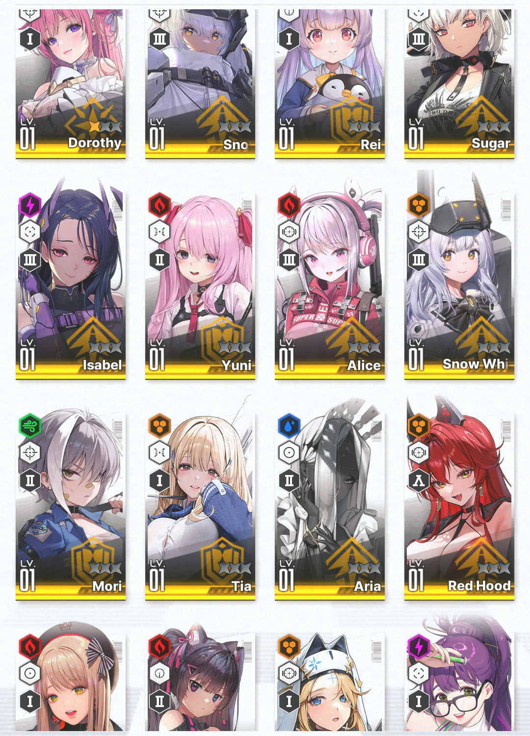 [GLOBAL]GODDESS OF VICTORY NIKKE 15SSR+Pity Dorothy+Red Hood+Skin+Isabel+Snow White++ starter account-Mobile Games Starter