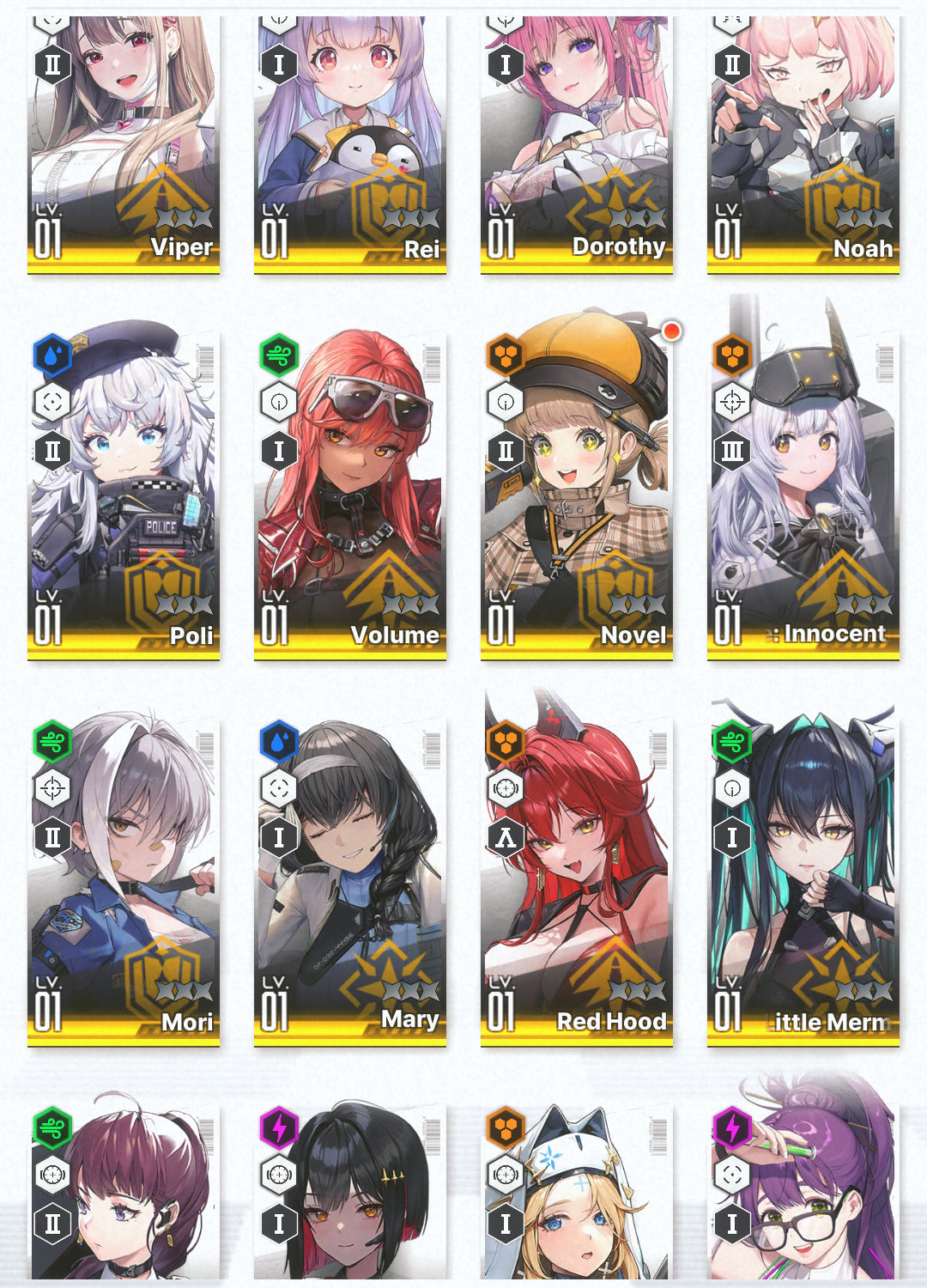 [GLOBAL]GODDESS OF VICTORY NIKKE 15SSR+Pity Dorothy+Red Hood+Skin+Volume+Little Mermaid+Viper+Noah+Novel++ starter account-Mobile Games Starter