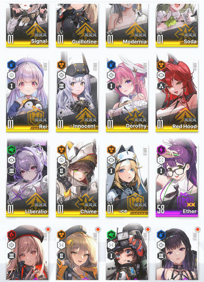 [GLOBAL]GODDESS OF VICTORY NIKKE 15SSR+Pity Liberalio+Modernia+skin+Red Hood+Skin+Cinderella+Dorothy+Soda+Rei++ starter account-Mobile Games Starter