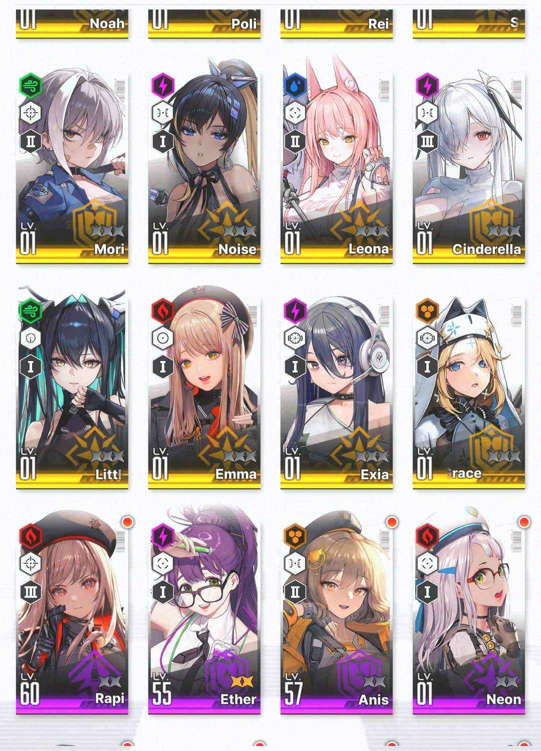 [GLOBAL]GODDESS OF VICTORY NIKKE 16SSR Red Hood+Skin+Cinderella+Little Mermaid+Harran+Snow White+Rei++ starter account-Mobile Games Starter