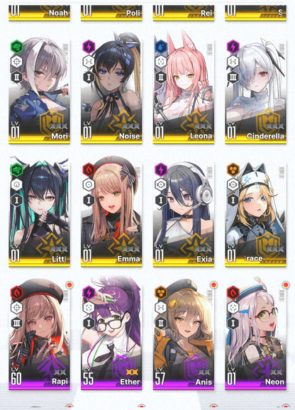 [GLOBAL]GODDESS OF VICTORY NIKKE 16SSR Red Hood+Skin+Cinderella+Little Mermaid+Harran+Snow White+Rei++ starter account-Mobile Games Starter