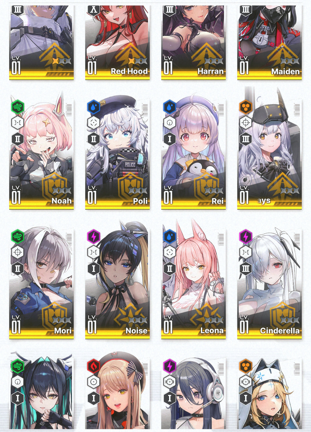 [GLOBAL]GODDESS OF VICTORY NIKKE 16SSR Red Hood+Skin+Cinderella+Little Mermaid+Harran+Snow White+Rei++ starter account-Mobile Games Starter