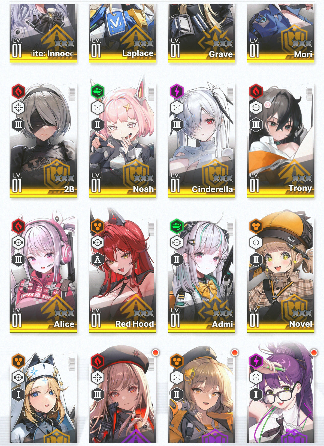 [GLOBAL]GODDESS OF VICTORY NIKKE 17SSR 2B+Skin+Red Hood+Skin+Cinderella+Grave+2 Little Mermaid++ starter account-Mobile Games Starter