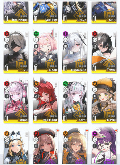 [GLOBAL]GODDESS OF VICTORY NIKKE 17SSR 2B+Skin+Red Hood+Skin+Cinderella+Grave+2 Little Mermaid++ starter account-Mobile Games Starter